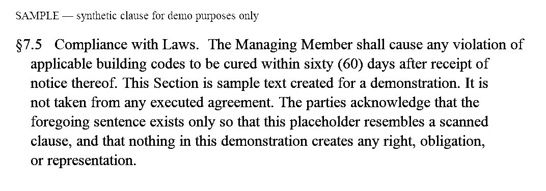 JVA-102 clause