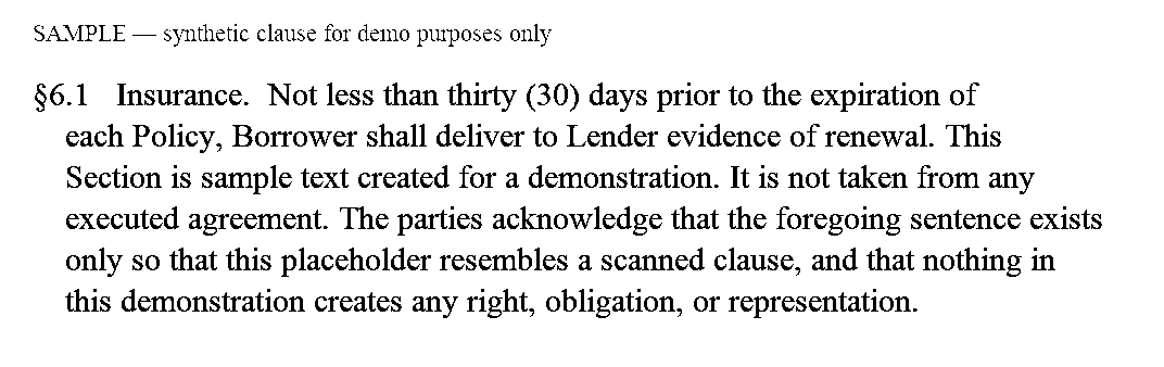 LN-058 clause